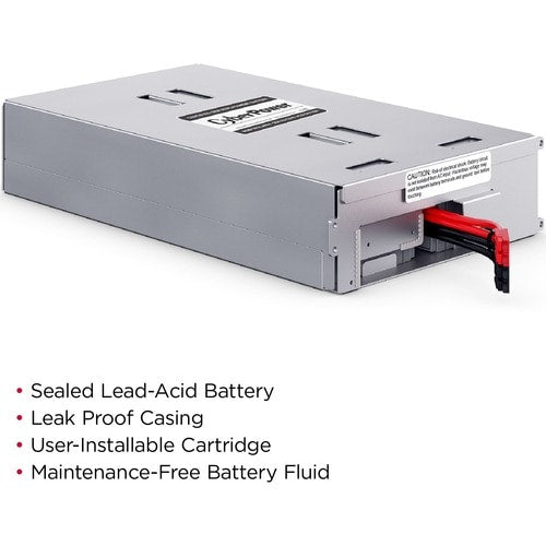 Cyber Power CyberPower RB1270X4B UPS Replacement Battery Cartridge - 7