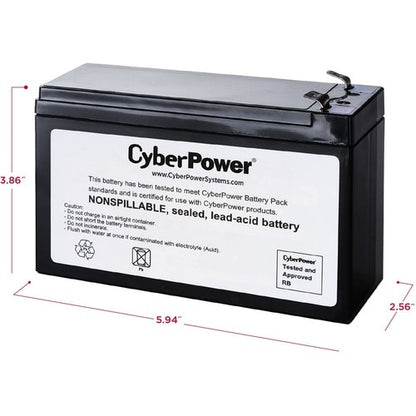 Cartouche de batterie de remplacement pour onduleur CyberPower CyberPower RB1280A - 900