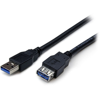 Cable de extensión USB 3.0 SuperSpeed ​​(5 Gbps) de StarTech.com, 1,8 m, color negro, A a A - M/H