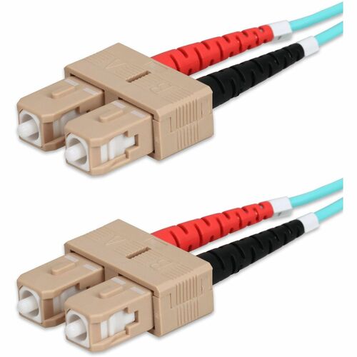 AddOn 1m SC to SC Aqua OM4 Duplex OFNR (Riser