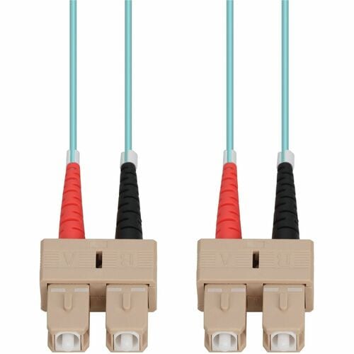 AddOn 1m SC to SC Aqua OM4 Duplex OFNR (Riser