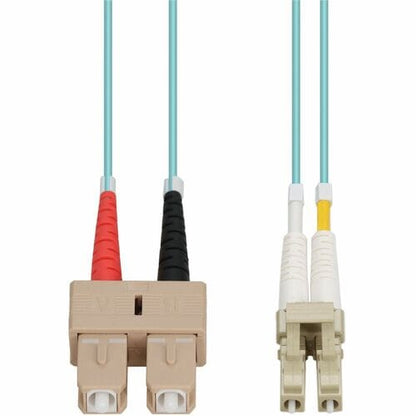 AddOn 10m SC to LC Aqua OM4 Duplex OFNR (Riser