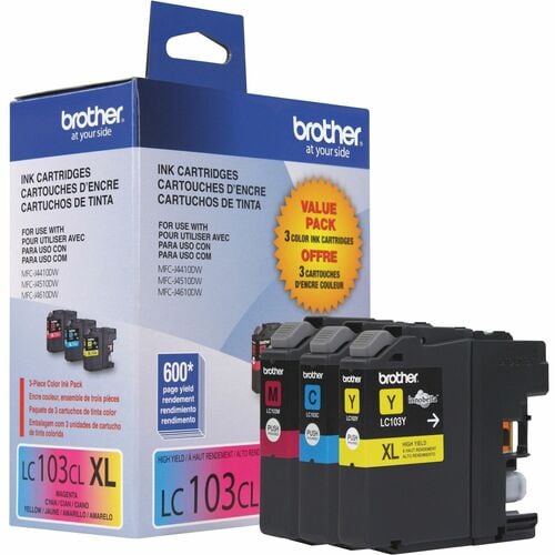 Cartouche d'encre LC1033PKS 3PK pour imprimantes MFC-.J4410DW/J4510DW/J4610DW/J471