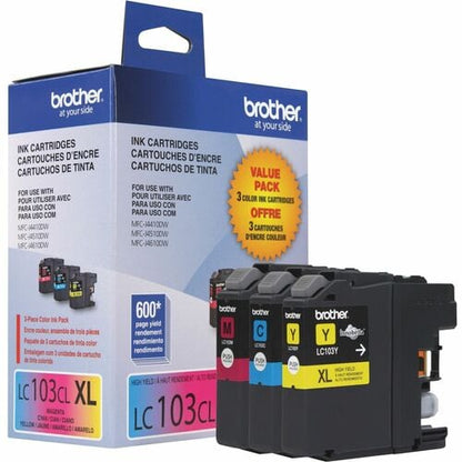 Cartouche d'encre LC1033PKS 3PK pour imprimantes MFC-.J4410DW/J4510DW/J4610DW/J471