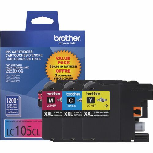 3PK LC1053PKS INK CART FOR MFC- MULTI 5J4410DW/J4510DW/J4610DW/J471