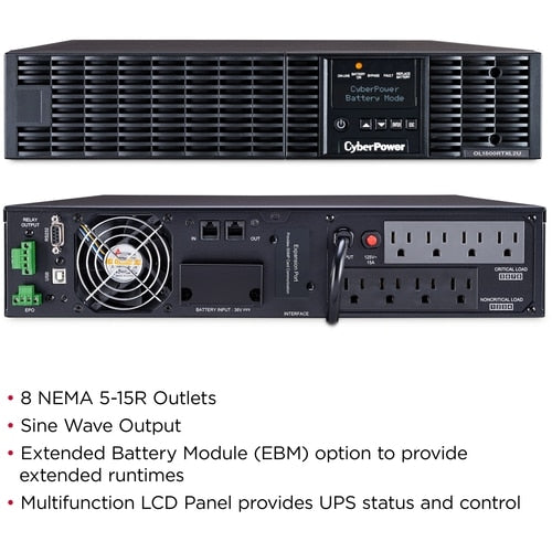 Cyber Power CyberPower UPS Systems OL1500RTXL2U Smart App Online -  Ca