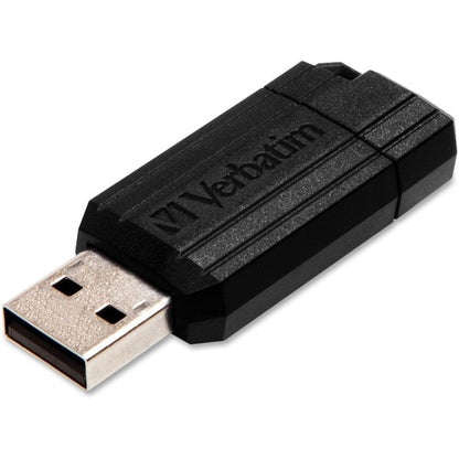 8GB PINSTRIPE USB FLASH DRIVE BLACK NR MULTI 10