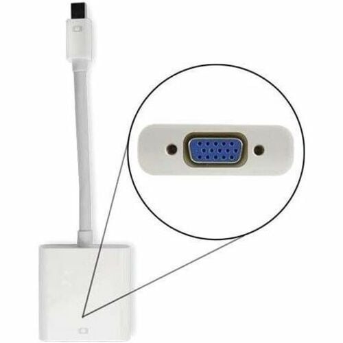 NewerTech Mini DisplayPort to VGA Adapter - 1 x Mini DisplayPort Digital Audio/Video - Mal