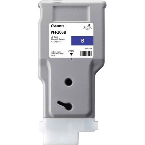 Cartouche d'encre jet d'encre d'origine Canon PFI-206B - Pack bleu - I