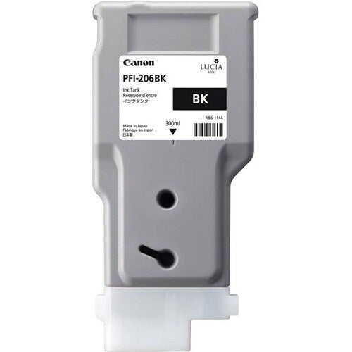Cartouche d'encre jet d'encre d'origine Canon PFI-206BK - Pack noir -