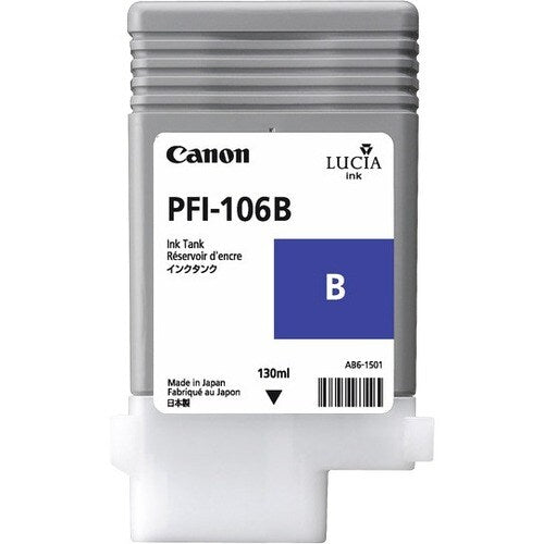 Cartucho de tinta de inyección de tinta original Canon PFI-106B - Paquete azul - I