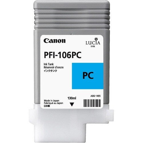 Cartucho de tinta de inyección de tinta original Canon PFI-106PC - Cian fotográfico P