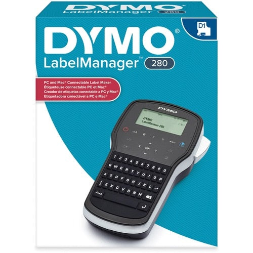 Dymo LabelManager 280P - Ruban, Étiquette - 6,35 mm, 0,37