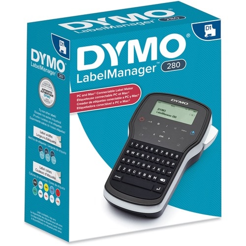 Dymo LabelManager 280P - Ruban, Étiquette - 6,35 mm, 0,37