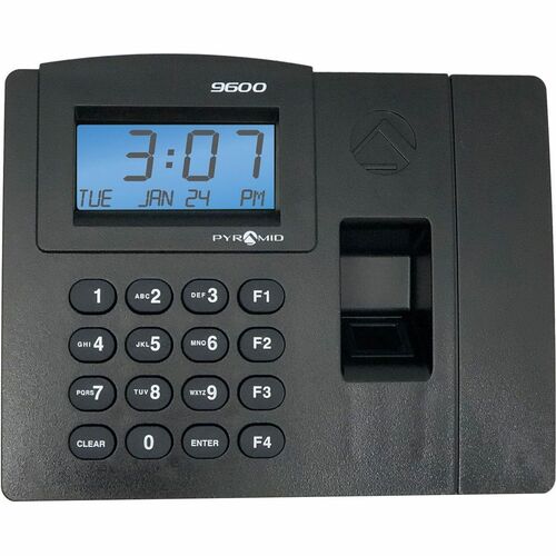 Pyramid TimeTrax Elite Biometric Time Clock Terminal - Biometric, Upgradeable To