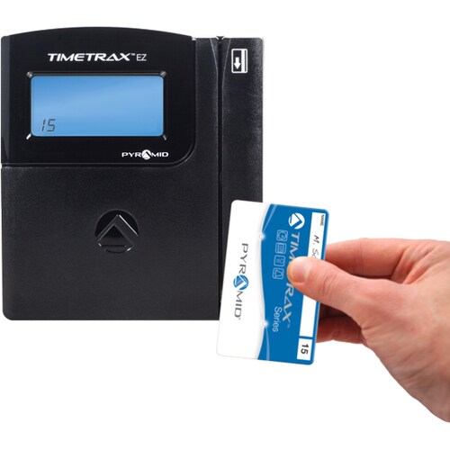 Pointeuse Pyramid TimeTrax ez Swipe - Bande magnétique - 6 000 employés