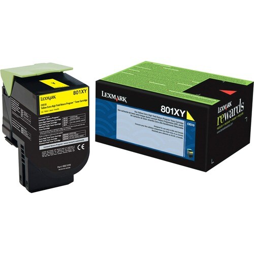 Lexmark Unison 801XY Toner Cartridge - Laser - Extra High Yi
