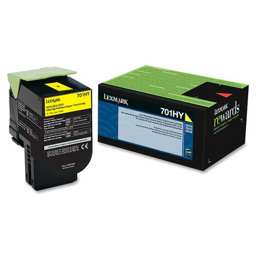 YELLOW HIGH YIELD RETURN PROGRAM TONER CARTRIDGE FOR 701HY