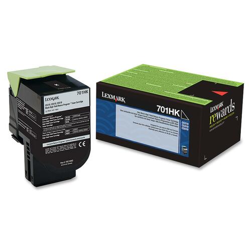 CARTOUCHE DE TONER NOIRE À HAUTE CAPACITÉ POUR 701HK