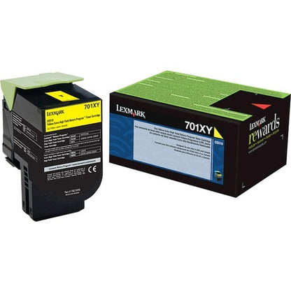 Lexmark Unison 701XY Toner Cartridge - Laser - Extra High Yi
