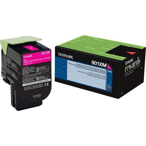 Lexmark Unison 801XM Toner Cartridge - Laser - Extra High Yi