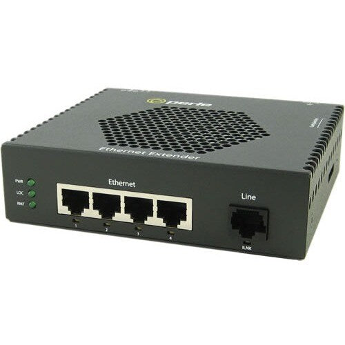 Prolongateur Ethernet Perle Systems Perle eX-4S1110-RJ-XT - 4 ports réseau (RJ-45)