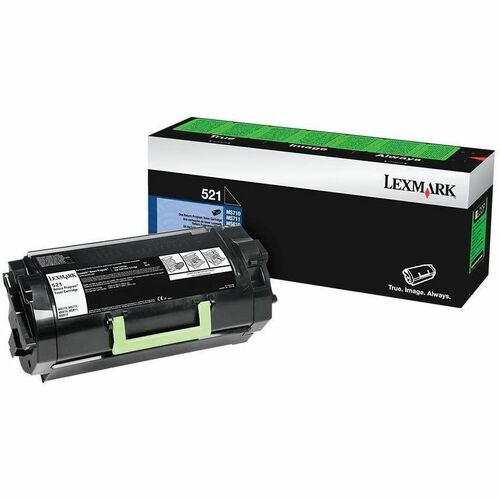Lexmark Remanufactured Laser Toner Cartridge - Black - 1 Pac