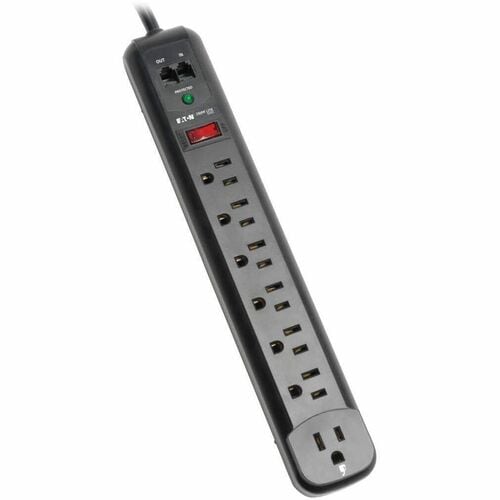 Tripp Lite by Eaton Protect It! TLP76RBTEL 7 Outlets Surge Suppressor