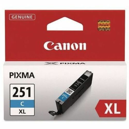 Canon CLI-251XL Original High Yield Inkjet Ink Cartridge - C