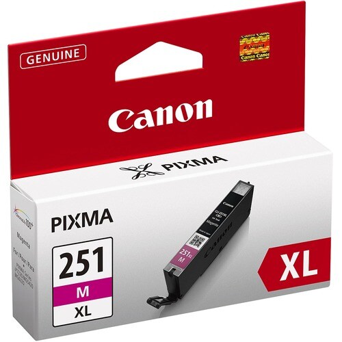 Canon CLI-251XL Original High Yield Inkjet Ink Cartridge - M