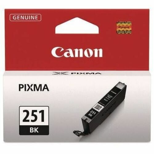 Cartucho de tinta de inyección original Canon CLI-251BK - Paquete negro -
