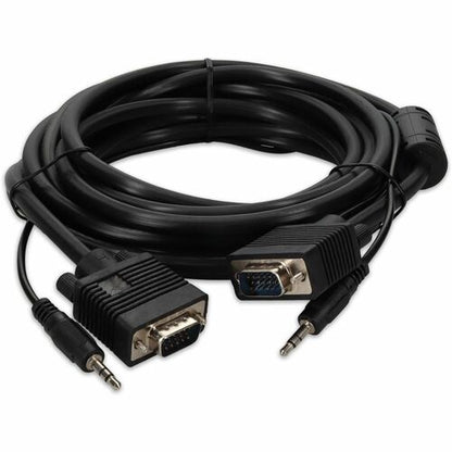 AddOn 15ft VGA High Resolution Monitor Cable Audio