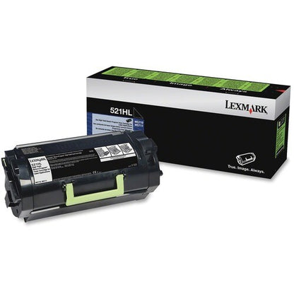 Cartouche de toner Lexmark 521HL - Laser - Haut rendement - 25 000 l