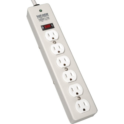 Tripp Lite Waber Surge Protector Strip 6 outlet 6' Cord 1050 Joules -