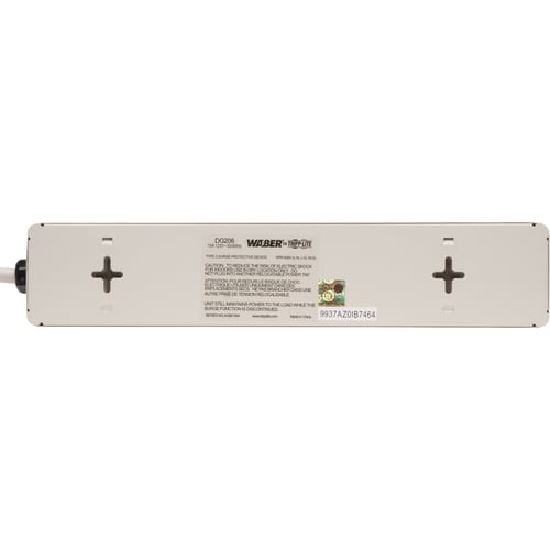 Tripp Lite Waber Surge Protector Strip 6 outlet 6' Cord 1050 Joules -