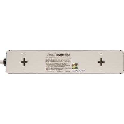 Tripp Lite Waber Surge Protector Strip 6 outlet 6' Cord 1050 Joules -