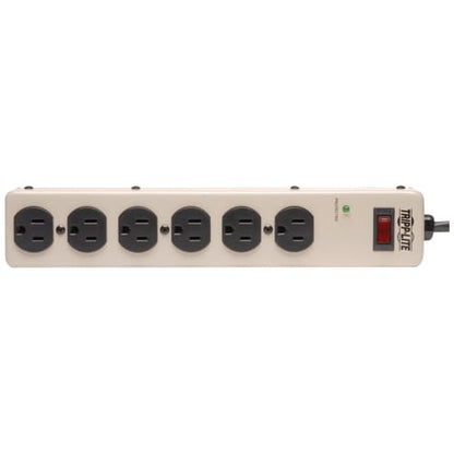 Tripp Lite Waber Surge Protector Power Strip Metal 6 Outlet 6' Cord -