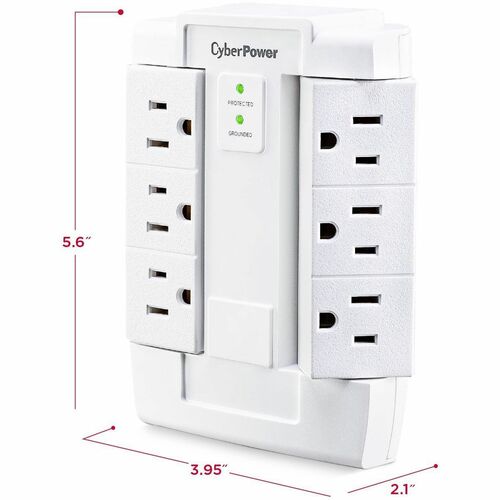 Cyber Power CyberPower CSB600WS Essential 6-Outlets Surge Suppressor W