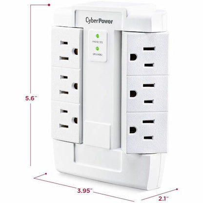 Cyber Power CyberPower CSB600WS Essential 6-Outlets Surge Suppressor W