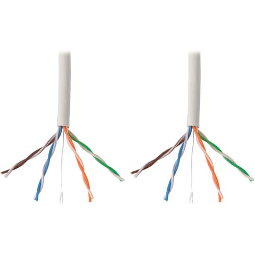 Cable de PVC de núcleo sólido a granel Cat5e de 350 MHz de Tripp Lite by Eaton