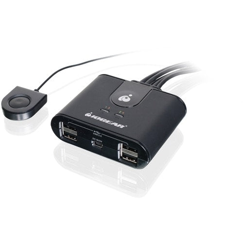 GUS404 COMMUTATEUR DE PARTAGE DE PÉRIPHÉRIQUES USB 2.0 4 PORTS ENTRE 2 ORDINATEURS