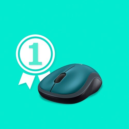Ratón inalámbrico Logitech M185 de 2,4 GHz con minirreceptor USB (12 meses de garantía)