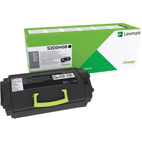 Lexmark Original High Yield Laser Toner Cartridge - Black -