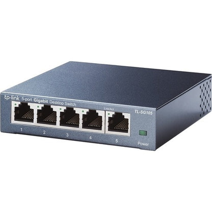 TL-SG105 CONMUTADOR DE ESCRITORIO DE 5 PUERTOS 10/100/1000 RJ45 CON CAJA METÁLICA