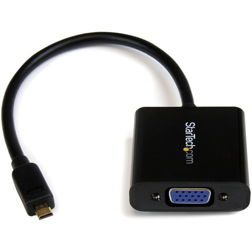 StarTech.com Micro HDMI® to VGA Adapter Converter for Smartphones / Ultrabook / Tablet -
