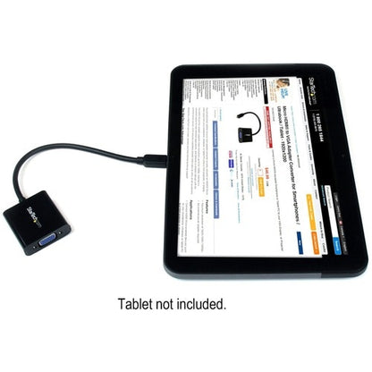 StarTech.com Micro HDMI® to VGA Adapter Converter for Smartphones / Ultrabook / Tablet -