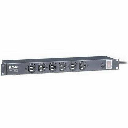 Tripp Lite Power Strip Rackmount Metal 120V 5-15R 6 Front Face Outlet