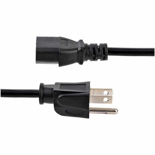 StarTech.com 10ft (3m) Computer Power Cord