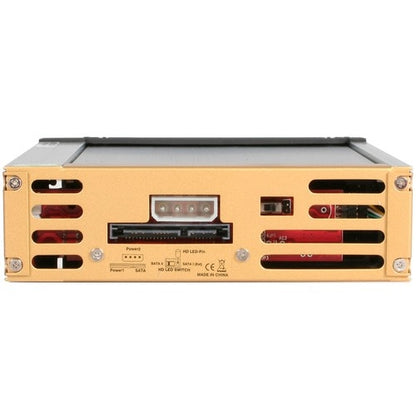 StarTech.com Aluminum Black SATA Hard Drive Drawer - Storage mobile ra