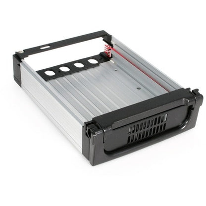 StarTech.com Aluminum Black SATA Hard Drive Drawer - Storage mobile ra